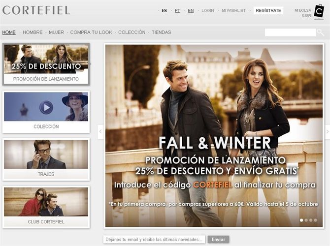 Tienda online de Cortefiel
