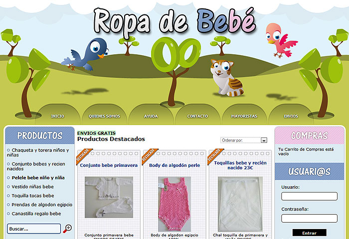 Vestiralbebe.com, tienda online especializada en la fabricación de ropa  para el bebé - Blog de comercio electrónico, Ecommerce y Marketing Online |  urbeCOM