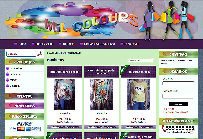 Mil Colours, tienda online creada por Urbecom