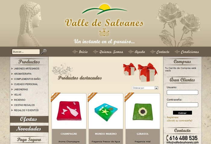 Valle de Salvanés, tienda online creada por Urbecom