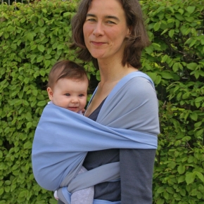 Fular portabeb sarga Didymos Robert