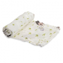 Muselinas de bamb Little Unicorn 120cm x 120cm Hedgehog