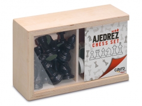 Caja de piezas de ajedrez