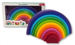 Arco iris de silicona Miwis 10 piezas